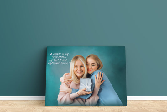 Custom Mothers Day Gift Portrait - Surprise Mom With The Best Gift!